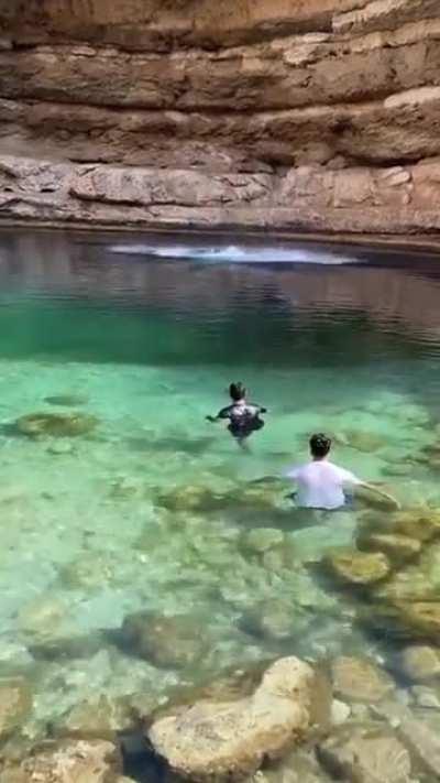 My 30m jump at Bimmah sinkhole