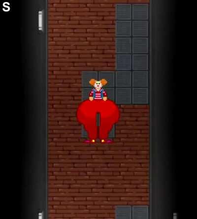 Clown got a thang on him