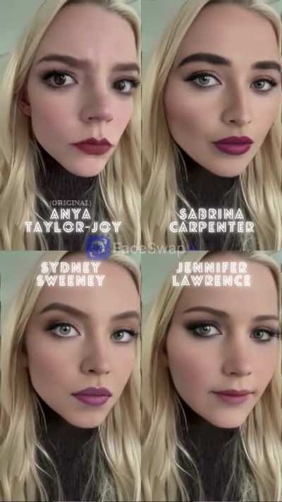 Love it when a close-up face swap looks this good!!