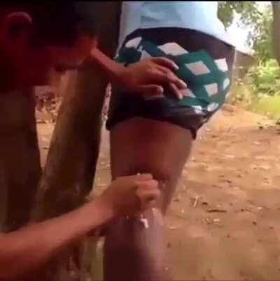 Painful tequila shot
