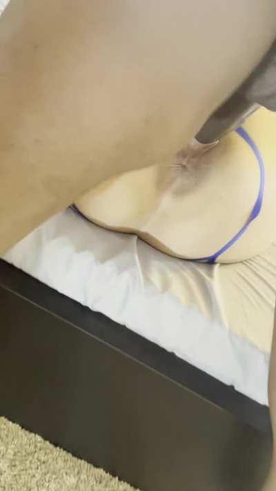 Some times I think my bull is trying to rearrange my organs