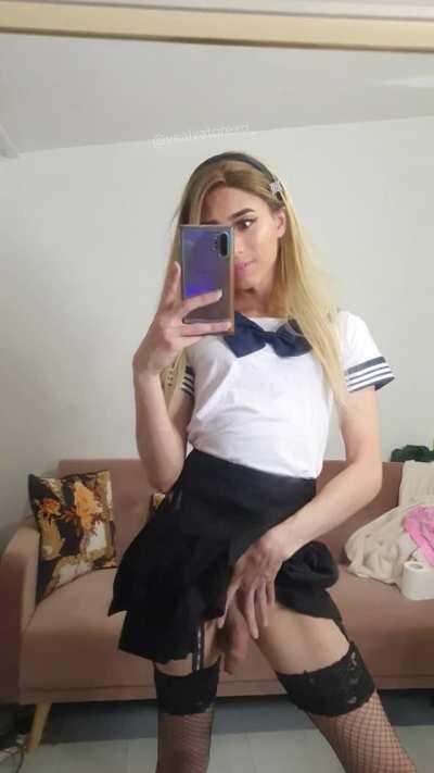 My little secret up my skirt