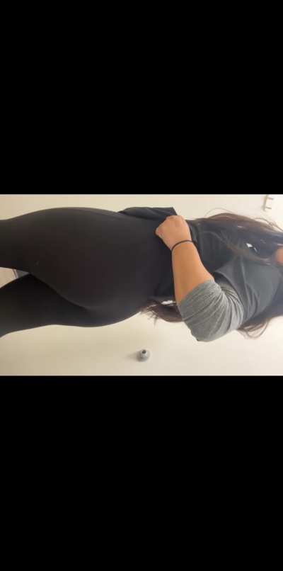 didn’t realize my leggings were see through 