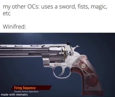 A meme about my many OCs