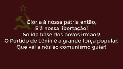 Hino da União Soviética em português