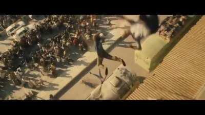 A zombie apocalipse with fall guys sounds funny.