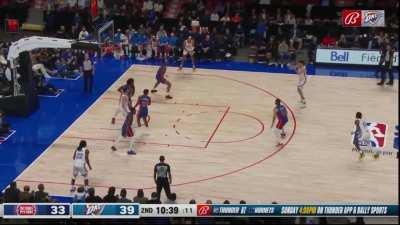 [Highlight] Vasilije finds Chet open for three!