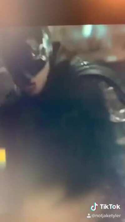 My first night peacefully protesting in Gotham