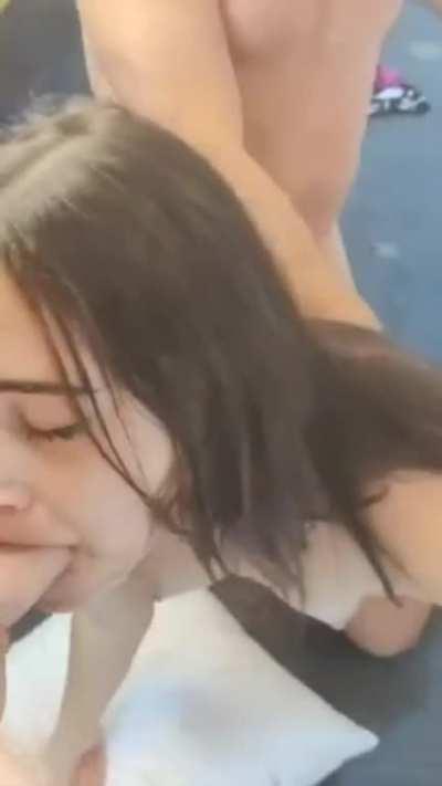 Taking turns fucking my ass and cumming on my face ;)