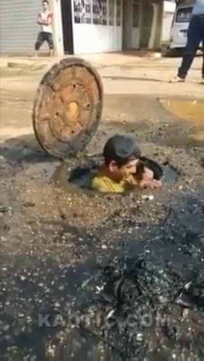 To clean the sewers