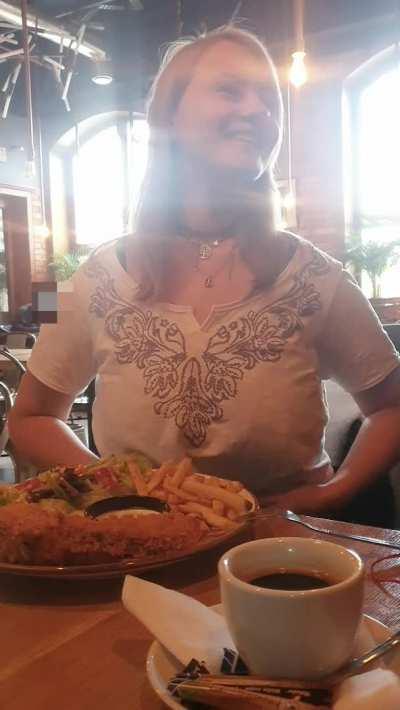 Ahhh... that thrill. I like that special risk in public places. [F]