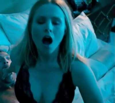 Kristen Bell riding