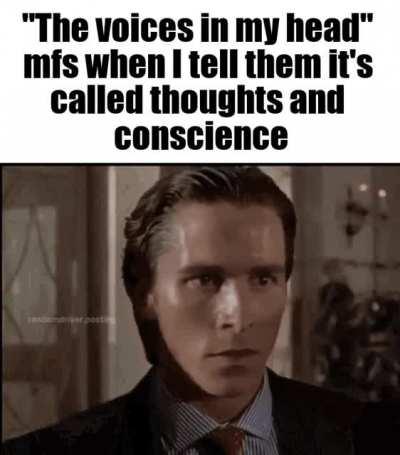 It's you Harry. You are the voices in your head.