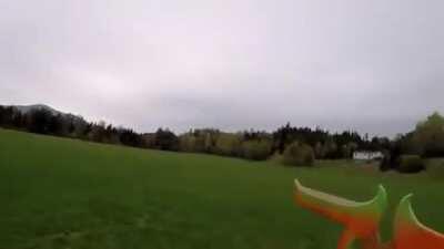 Boomerang pickaxe: makes 2 circles, 8000 mining power, 10000 attack and defense, ramdom critical hits, deals less damage if used as melee. Endgame item.