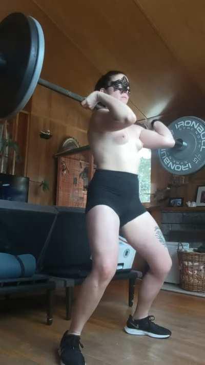 OC - Working on my lifts this morning [F]