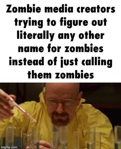 Seriously is Zombie Their Version of the N Word or Something?