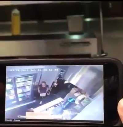 A great day at work for her