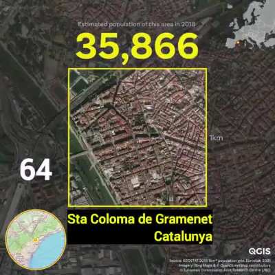 Barcelona i rodalia té 33 dels 130 km més densos d'Europa
