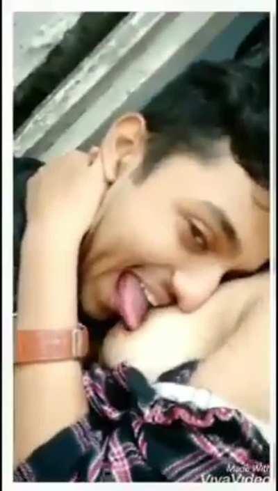 Desi Cutie Letting Her Boobs to Get Sucked by Her Playboy BF & Smooching Eachother 😍❤️ [Must Watch - Full Video Link in Comments 📩]