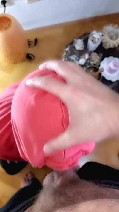 Trained to suck on command. Facefucked like a human Fleshlight and tit-slapped [F][OC]