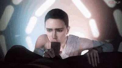 Rey Sucking Finn’s Dick