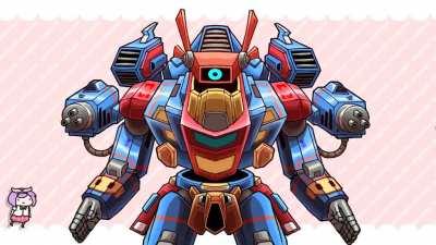 Hi! I'm 10AXIS - a vtuber heavily inspired by mechas! If you enjoy mechas, animes or mecha animes, visit this friendly unit every weeknight at twitch.tv/10axis at 10PM Singapore time (GMT+8). Hope to see you!