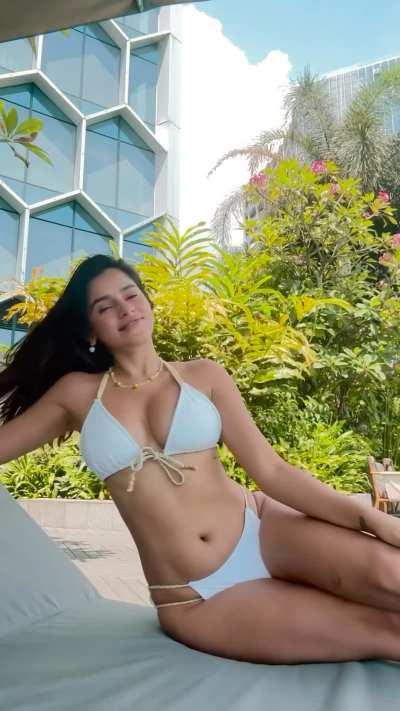 Meghna Kaur Raising the Bar of Exposing after Radhika look like they are in Competition who can whore herself better