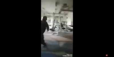 The Taliban hit the gym too hard