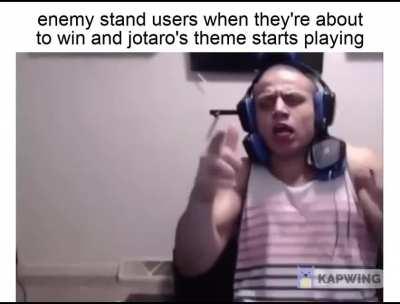 r/goodanimemes when they realize that JoJo shitposters are coming