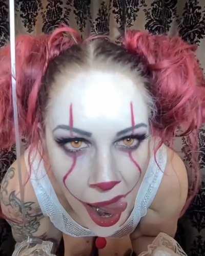 Scary Halloween blowjob