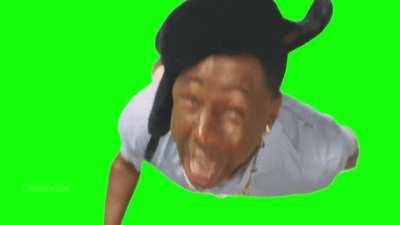 [MEME TEMPLATE] Tyler the Creator falling from the sky Green Screen - Tyler skydiving in the JUGGERNAUT Music Video