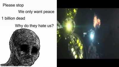 That moment when the Feds mold Humanity into the monster they feared it to be