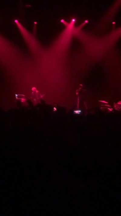 Unholy scream during Lock Your Doors tonight