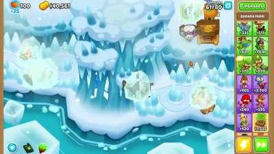 a frozen moab shove could keep the round going forever