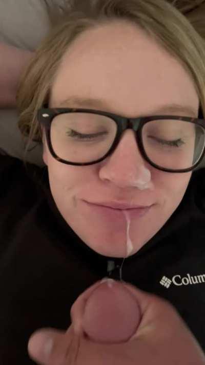 Nice thick load before bed