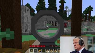 US Presidents Play Minecraft but with 200+ mods part 4 (trump commits war crimes and biden pulls up with his Glock 17)