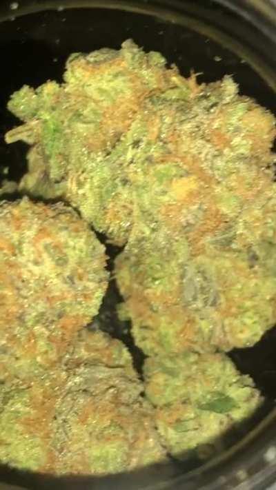 Black dog smells fruity