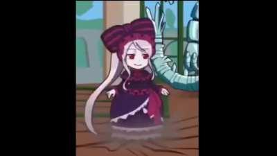 I remember that I saw Shalltear spinning with 