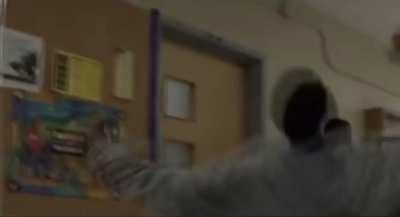 He lookin’ paralyzed and now is spiralin’