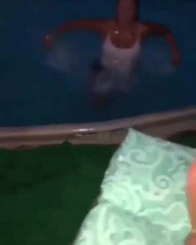 HMC while I dance by the pool