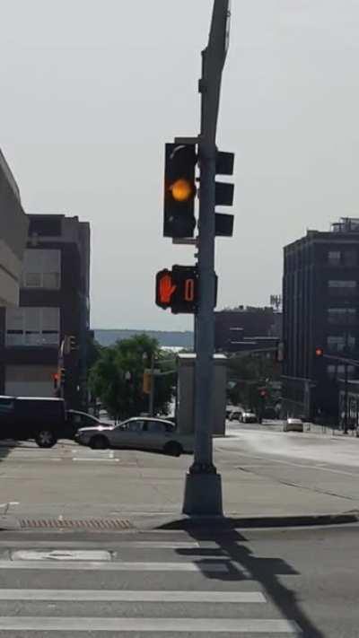 I have plenty of time to cross the str...