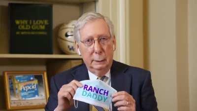 Weird mask, but glad to see our government embrace science!