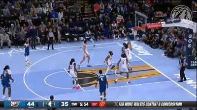 [Highlight] Rudy Gobert throws it down over minnesota basketball traitor Chet Holmgren