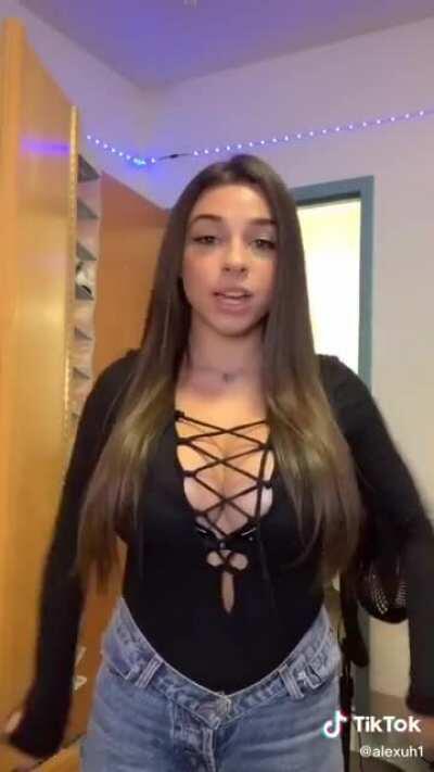 TikTokThot with a massive chest