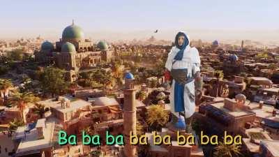 E essa propaganda genial de Assassin's Creed Mirage?