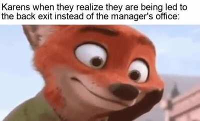 Proceeds to walk back in the front door