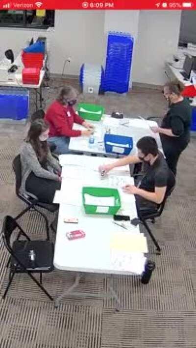 CAUGHT ON TAPE: ELECTION WORKERS FILLING IN BALLOTS! Delaware County, Pe...