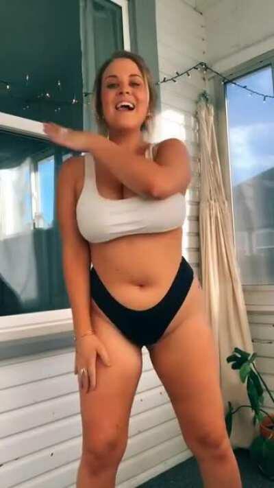 She teased a big one out of me