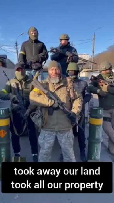 Crimean Tatar Commander Isa Akayev has joined the fight against Russia and urges fellow Muslim fighters to stop attacking Ukraine