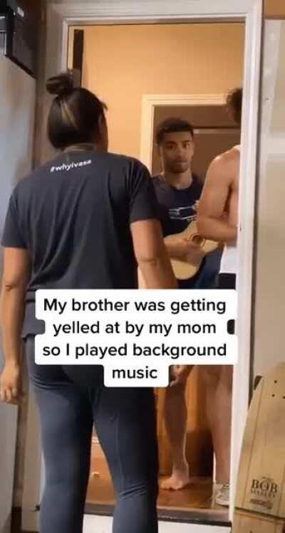 Mom is not impressed